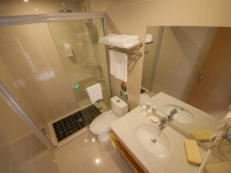 Greentree Inn Jiangsu Suzhou Gongyequan District Xinglong Street Express Hotel Exteriör bild