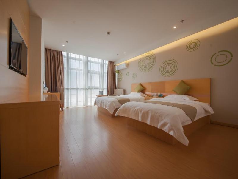 Greentree Inn Jiangsu Suzhou Gongyequan District Xinglong Street Express Hotel Exteriör bild