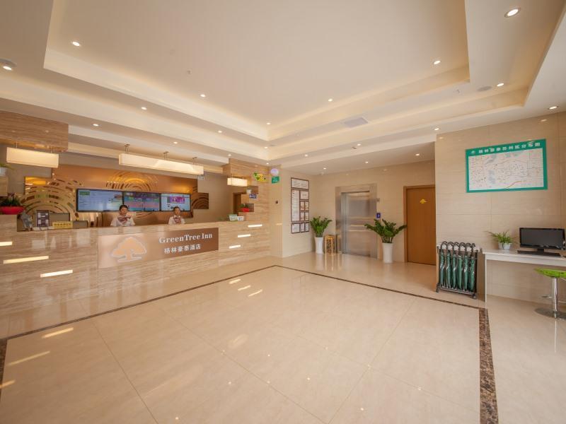 Greentree Inn Jiangsu Suzhou Gongyequan District Xinglong Street Express Hotel Exteriör bild